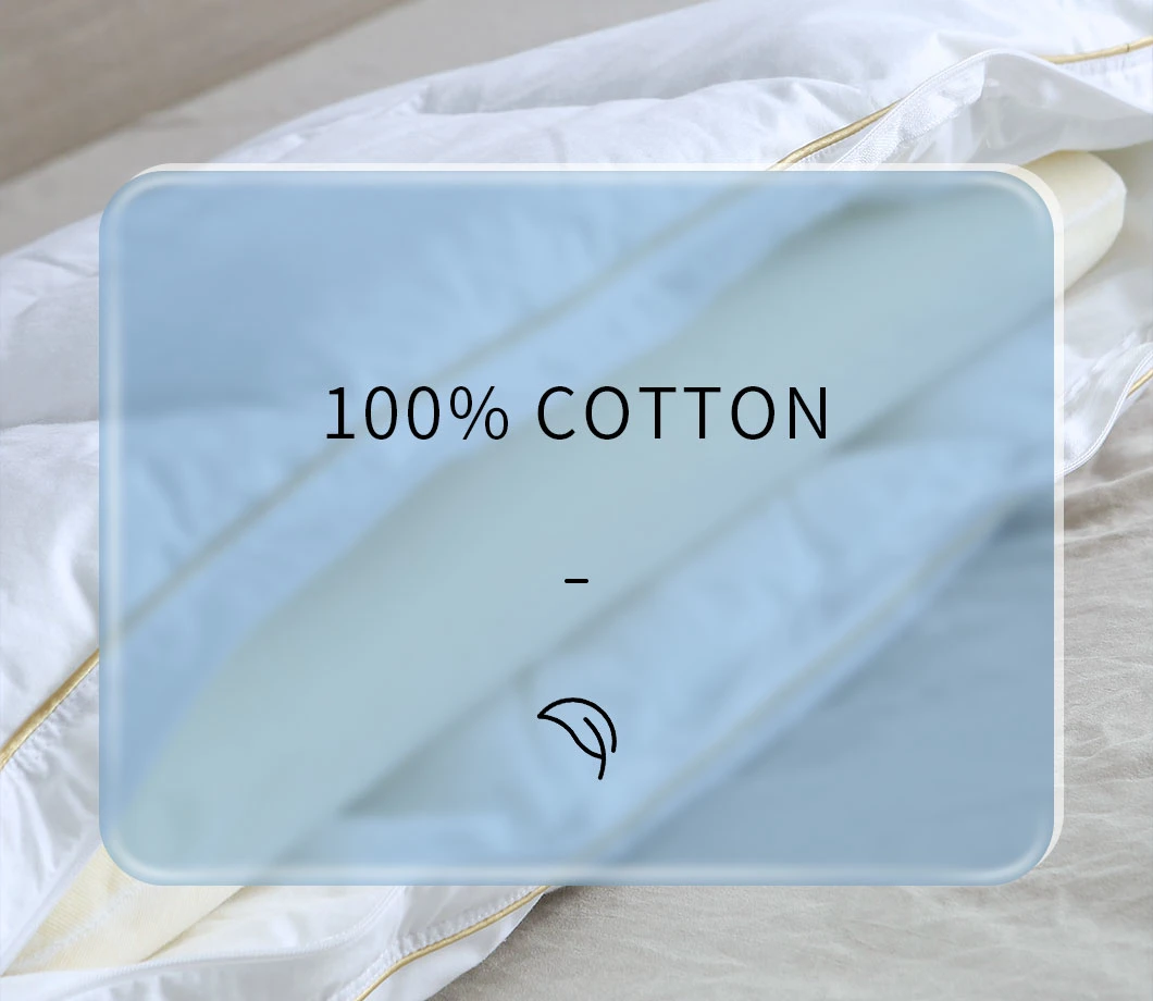 Private Logo Acceptable Cotton Fabric Memory Foam Insert Pillow for Adult