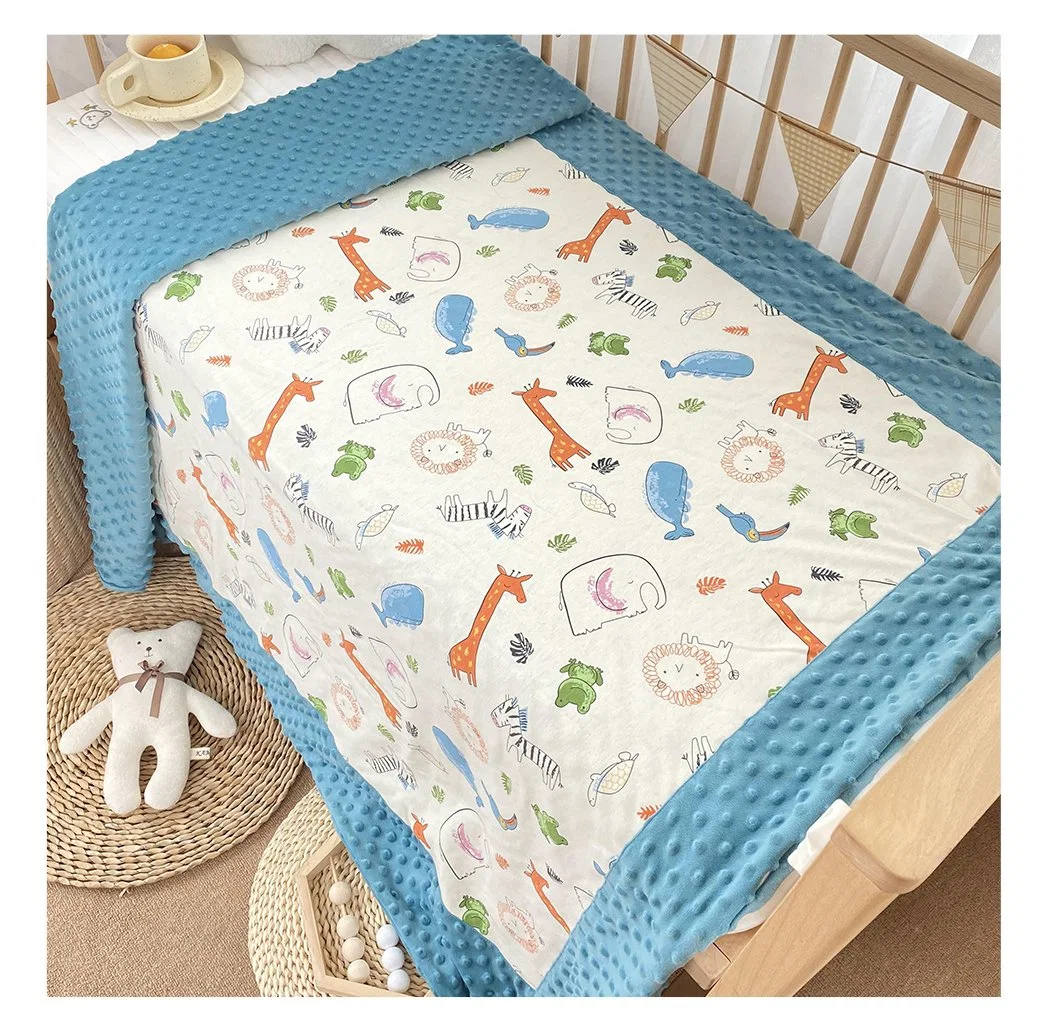 Super Soft and Skin-Friendly Cotton Baby Quilt Lightweight and Warm Baby Soothing Blanket Skin-Friendly Breathable Can Be Custom