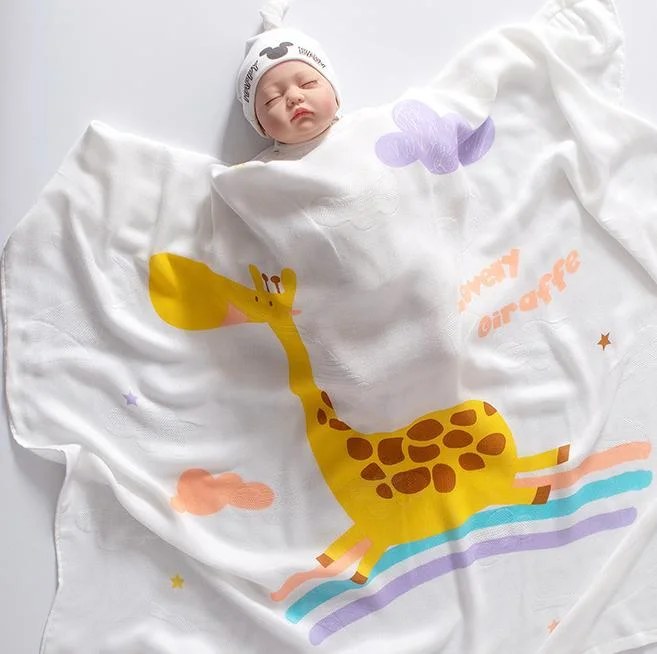 Summer Baby Double-Layer Gauze Blanket, Bath Towel Quilt