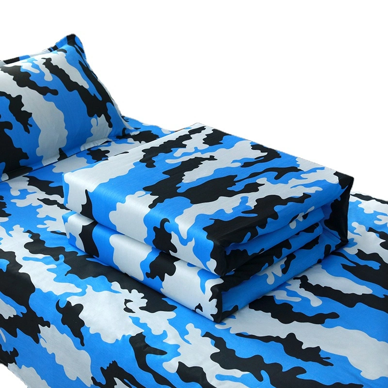 Yrf- Rwanda Police Blue Blended Wool Blanket, Soft Cotton Blue Bath Towels, Fade-Resistant Quilt Cover, for Factory
