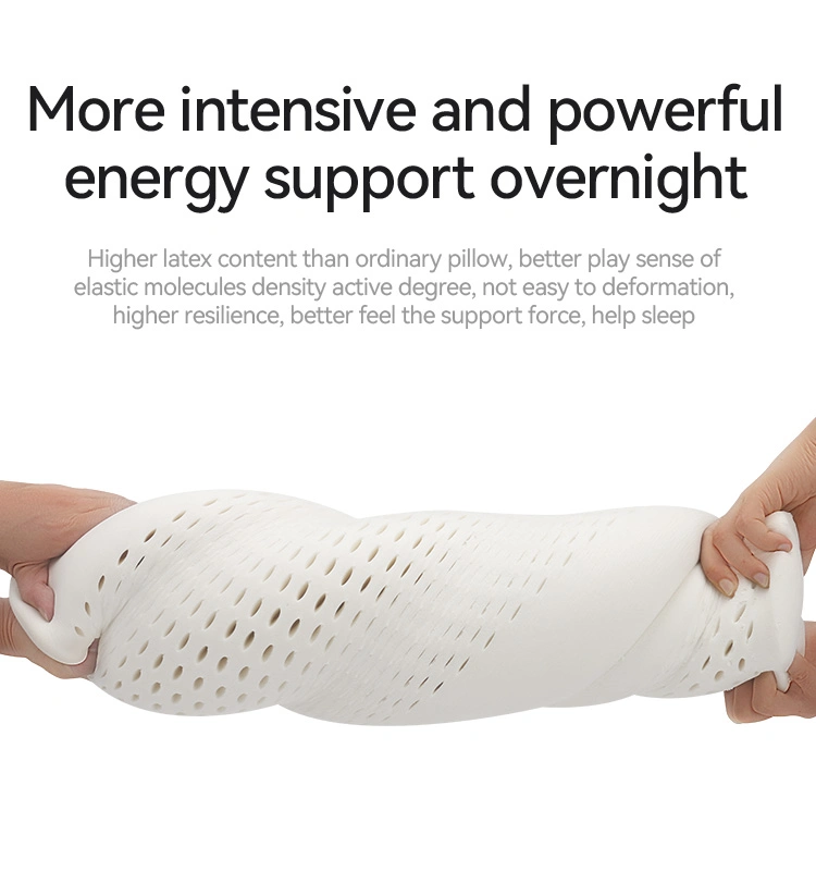 Popular Wave Pillow Neck Contour Orthopedic Cervical Sleep Memory Latex Pillow