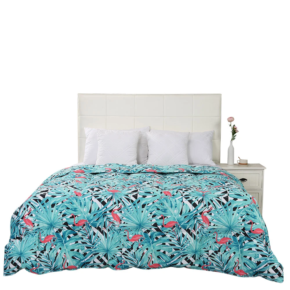 Wholesale Printed Goose Duck Feather Quilt Blanket