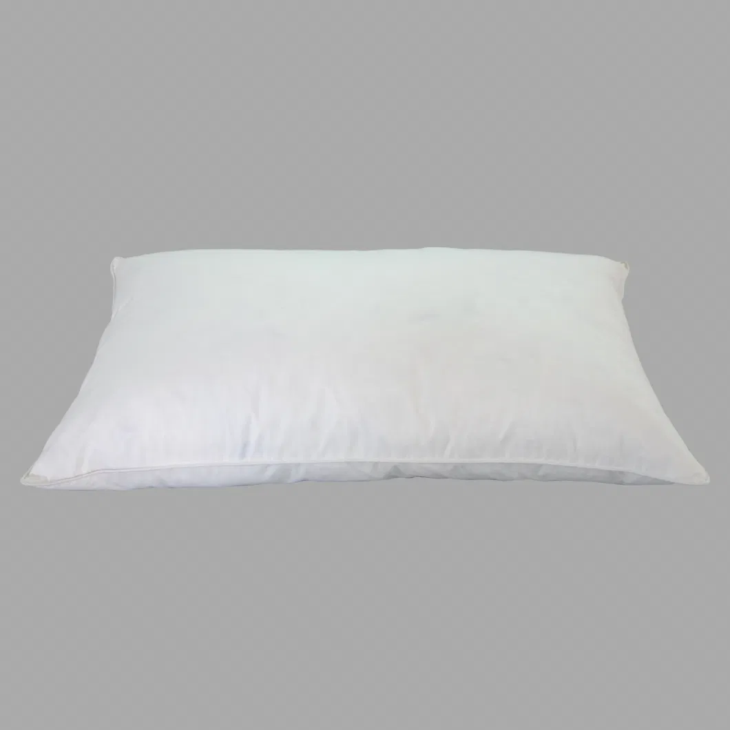 High Quality Sleep Well 100% Cotton Hotel Duck Down Feather Filled Pillow