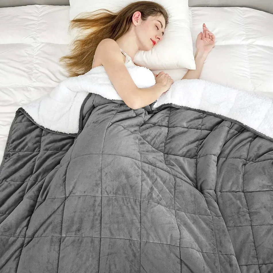 Ultra-Soft Custom Sherpa Fur Flannel Fleece Fluffy Queen Bed Designer Bedroom Bedding Set Luxury Comforter Sets Winter Quilt