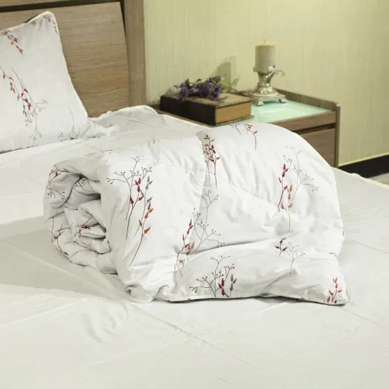 Warm Soft Pattern Printed Duck Feather Fill Duvet for Good Sleeping