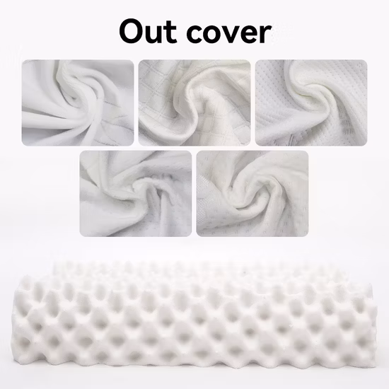Popular Wave Pillow Neck Contour Orthopedic Cervical Sleep Memory Latex Pillow
